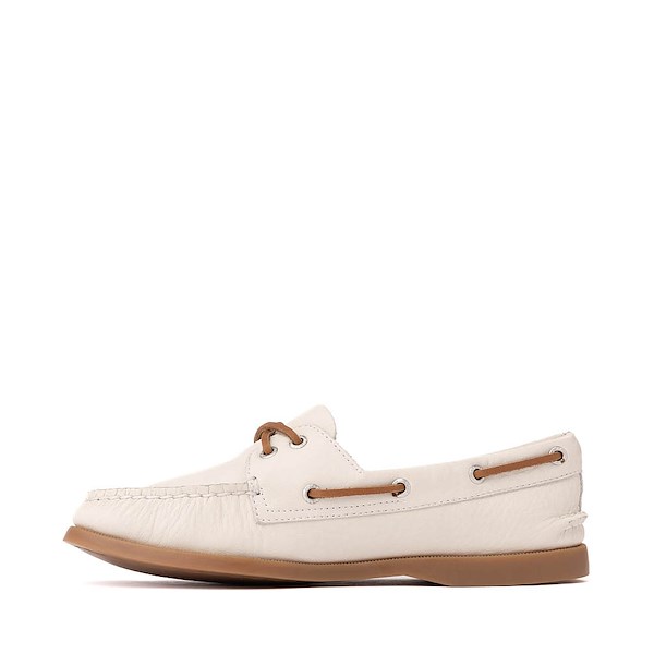 alternate view Womens Sperry Top-Sider Authentic Original&trade; 2-Eye Boat Shoe - WhiteALT1
