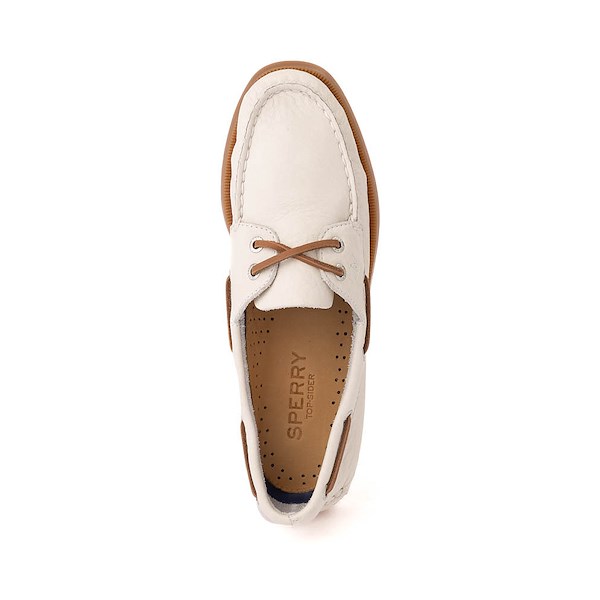 alternate view Womens Sperry Top-Sider Authentic Original&trade; 2-Eye Boat Shoe - WhiteALT2