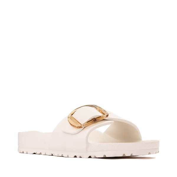 alternate view Womens Birkenstock Madrid Big Buckle Slide Sandal - EggshellALT5