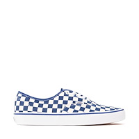 Vans Authentic Primary Checkerboard Skate Shoe - True Blue  display picture 1