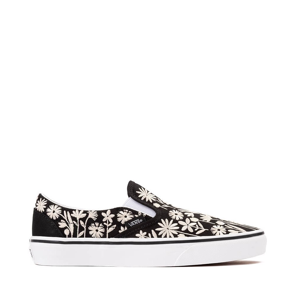 Vans Classic Slip-On Floral Skate Shoe - Black / Turtledove