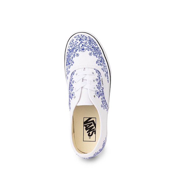 alternate view Vans Authentic Spring Floral Skate Shoe - White / True BlueALT2