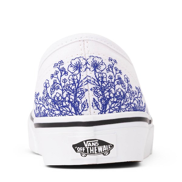 alternate view Vans Authentic Spring Floral Skate Shoe - White / True BlueALT4