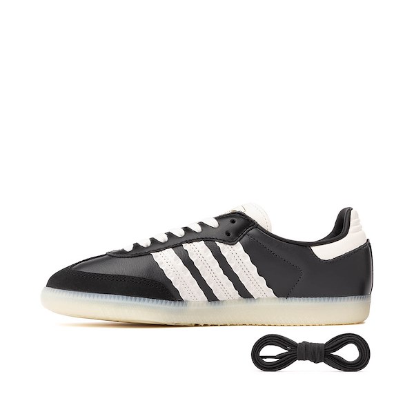 alternate view Womens adidas Samba OG Athletic Shoe - Carbon / Off White / Core BlackALT1