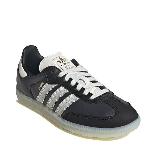 alternate view Womens adidas Samba OG Athletic Shoe - Carbon / Off White / Core BlackALT5