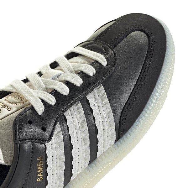 alternate view Womens adidas Samba OG Athletic Shoe - Carbon / Off White / Core BlackALT5B