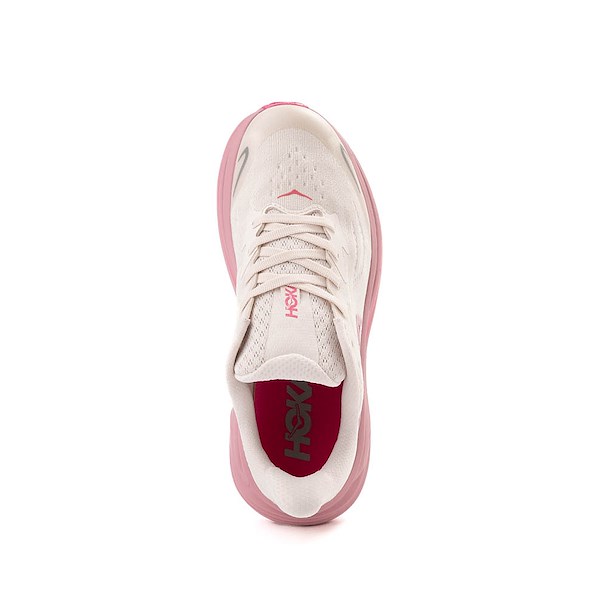 alternate view HOKA Clifton 10 Athletic Shoe - Big Kid - Rose Cream / Dried RoseALT2