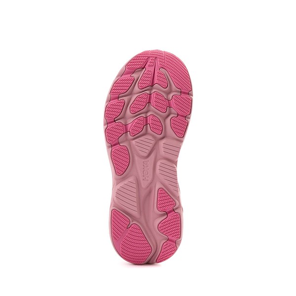 alternate view HOKA Clifton 10 Athletic Shoe - Big Kid - Rose Cream / Dried RoseALT3