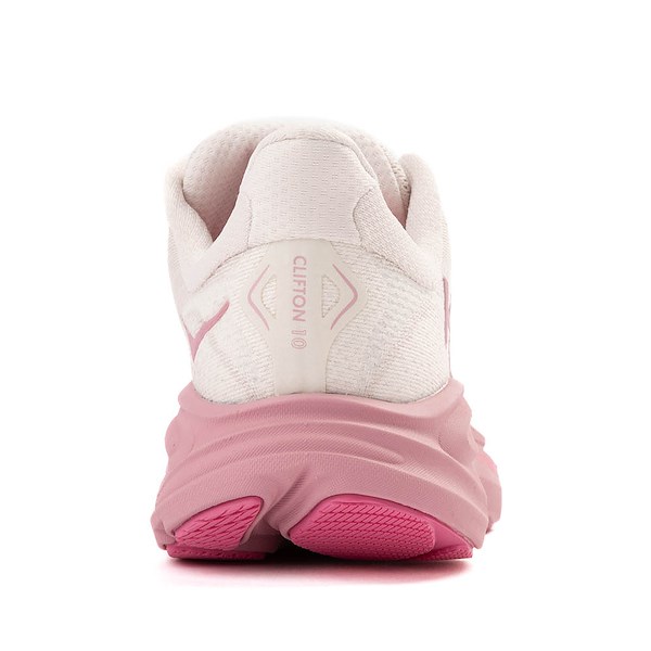 alternate view HOKA Clifton 10 Athletic Shoe - Big Kid - Rose Cream / Dried RoseALT4