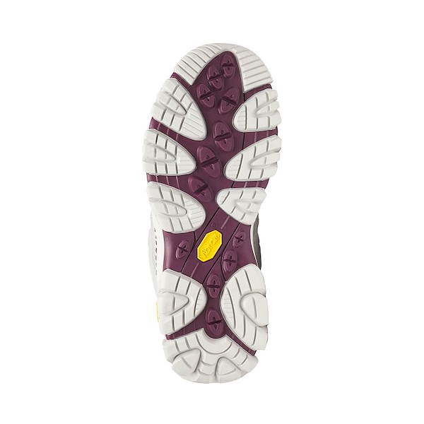 alternate view Womens Merrell MOAB 3 Hiking Shoe - Pigeon / Dark CherryALT3