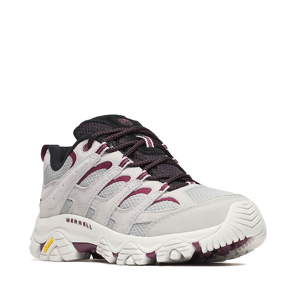 alternate view Womens Merrell MOAB 3 Hiking Shoe - Pigeon / Dark CherryALT5