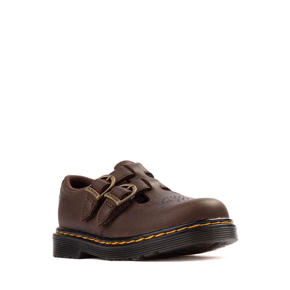 Dr.Martens MARYJANE レザーシューズ ブラウン 22cm Dr. Martens 8065 Mary Jane Casual Shoe - Toddler - Brown | Journeys