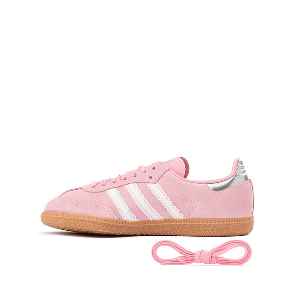 alternate view adidas Samba OG Athletic Shoe - Big Kid - Light PinkALT1