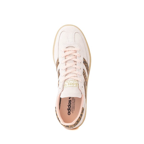 alternate view adidas Handball Spezial Athletic Shoe - Big Kid - Crystal White / Cardboard / Blush PinkALT2