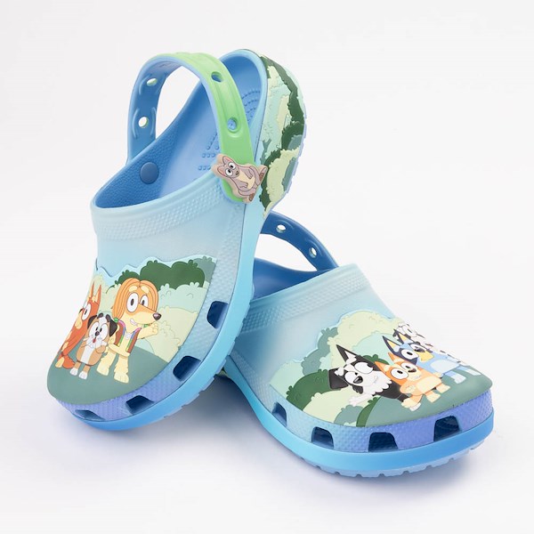 alternate view Bluey Crocs Classic Clog - Little Kid / Big Kid - BlueHERO