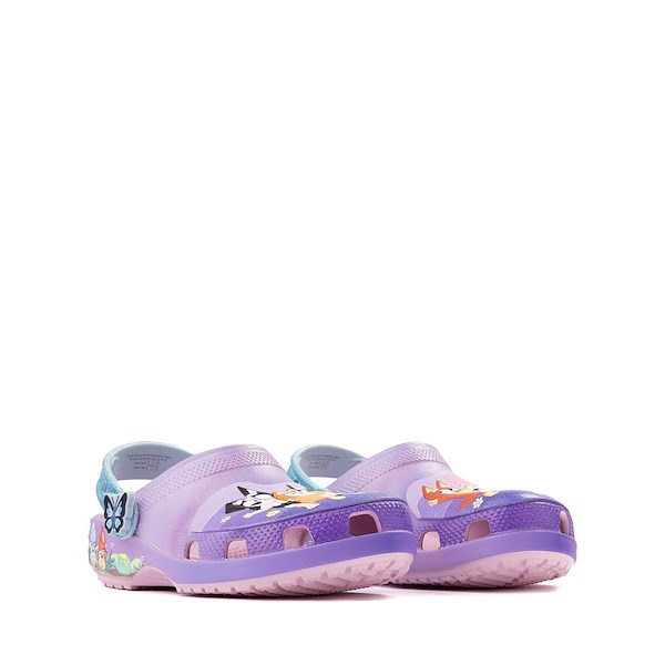 alternate view Bluey Crocs Classic Clog - Little Kid / Big Kid - PinkALT5