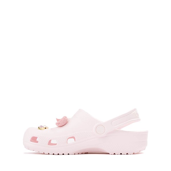 alternate view Crocs Classic Shimmer Bow Clog - Little Kid / Big Kid - Bubble IceALT1