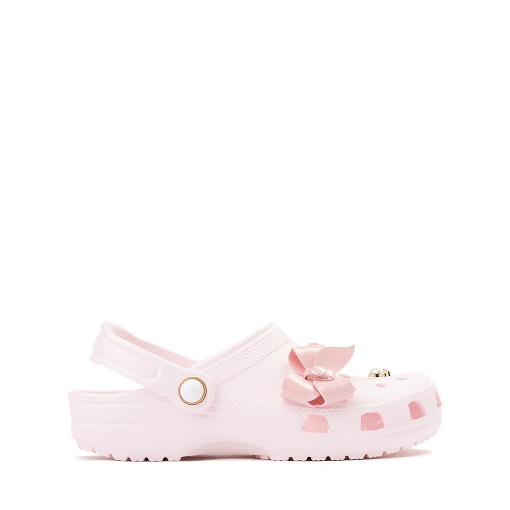 Crocs Classic Shimmer Bow Clog - Little Kid / Big Kid - Bubble Ice