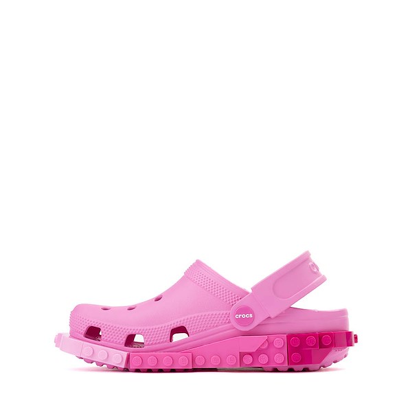 alternate view LEGO&reg; Crocs Classic Creativity Clog - Little Kid / Big Kid - Taffy PinkALT1