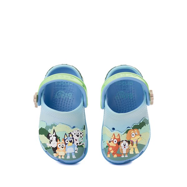 alternate view Bluey Crocs Classic Clog - Baby / Toddler - BlueALT2