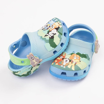 Main view of Bluey Crocs Classic Clog - Baby / Toddler - Blue