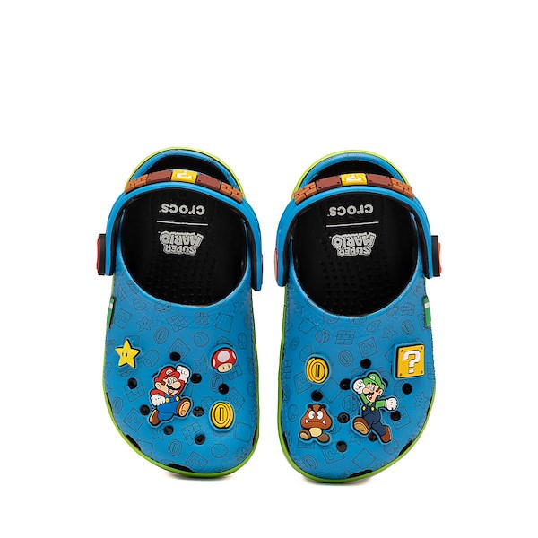 alternate view Super Mario Crocs Classic Clog - Baby / Toddler - MulticolorALT2