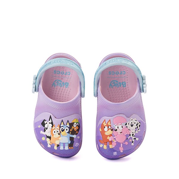 alternate view Bluey Crocs Classic Clog - Baby / Toddler - PinkALT2