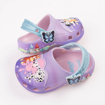 Main view of Bluey Crocs Classic Clog - Baby / Toddler - Pink