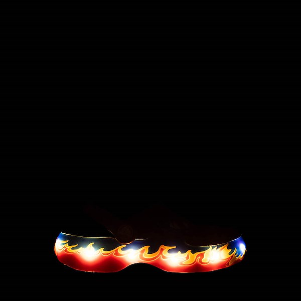 alternate view Crocs Classic I AM Dragon Lights Clog - Toddler - Blue BoltALT1