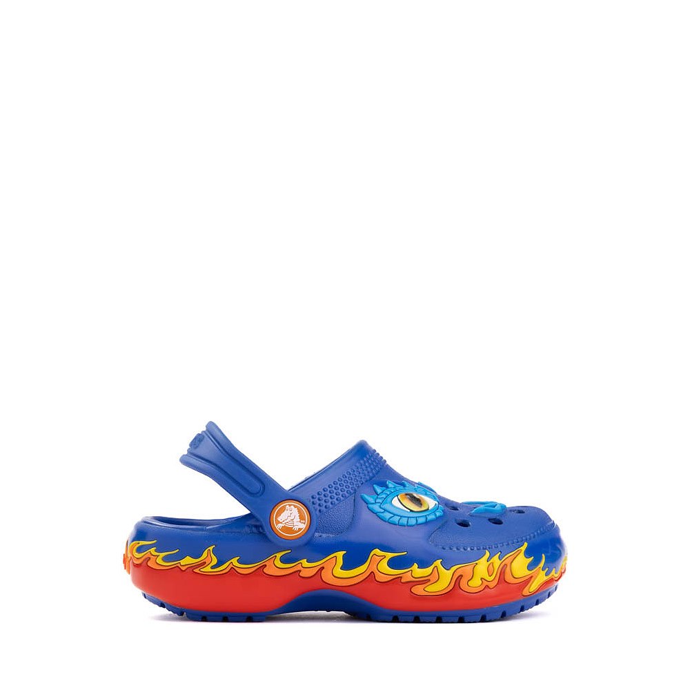Crocs Classic I AM Dragon Lights Clog - Toddler - Blue Bolt