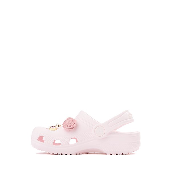 alternate view Crocs Classic Shimmer Bow Clog - Baby / Toddler - Bubble IceALT1