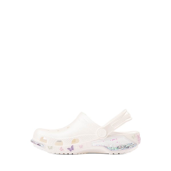 alternate view Crocs Classic Butterfly Shaker Clog - Baby / Toddler - WhiteALT1