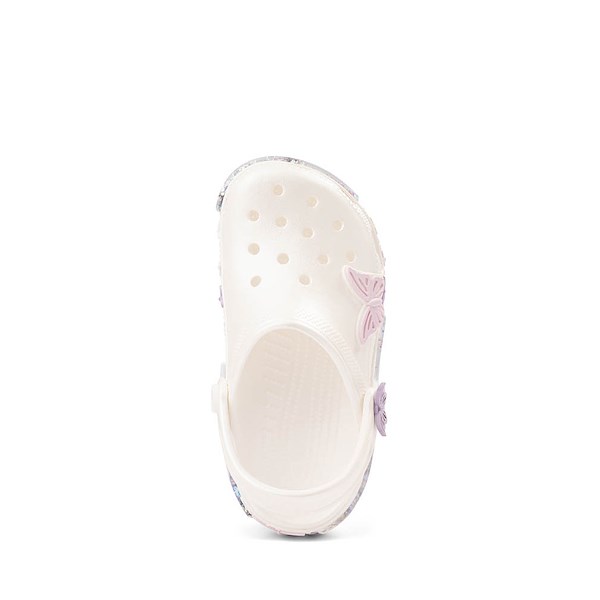 alternate view Crocs Classic Butterfly Shaker Clog - Baby / Toddler - WhiteALT2