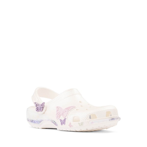 alternate view Crocs Classic Butterfly Shaker Clog - Baby / Toddler - WhiteALT5