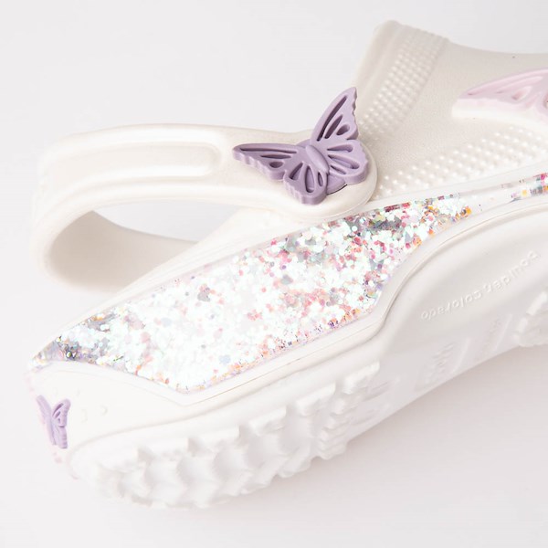 alternate view Crocs Classic Butterfly Shaker Clog - Baby / Toddler - WhiteALT5B