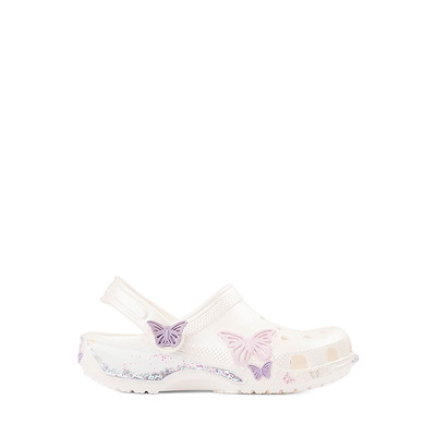 Main view of Crocs Classic Butterfly Shaker Clog - Baby / Toddler - White