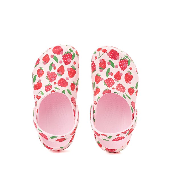 alternate view Crocs Classic Mixed Berries Clog - Baby / Toddler - Pink MilkALT2