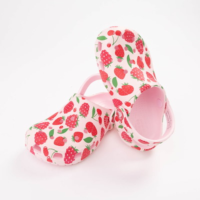 Main view of Crocs Classic Mixed Berries Clog - Baby / Toddler - Pink Milk