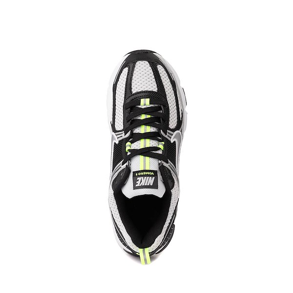 alternate view Nike Vomero 5 Athletic Shoe - Big Kid - Black / Photon Dust / Volt Ice / Metallic IceALT2