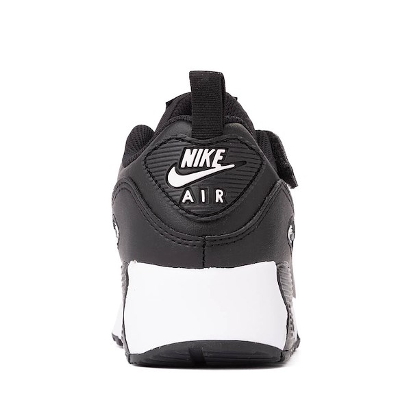 alternate view Nike Air Max 90 EasyOn Athletic Shoe - Little Kid - Black / WhiteALT4