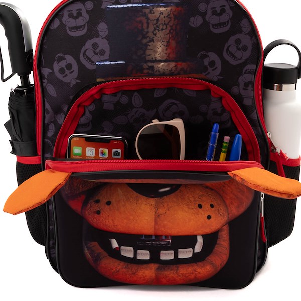 alternate view Five Nights at Freddy's Freddy Backpack Set - BlackALT3B