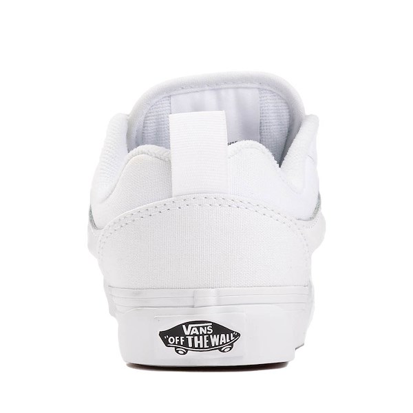 alternate view Vans Knu Skool Skate Shoe - Little Kid - True WhiteALT4