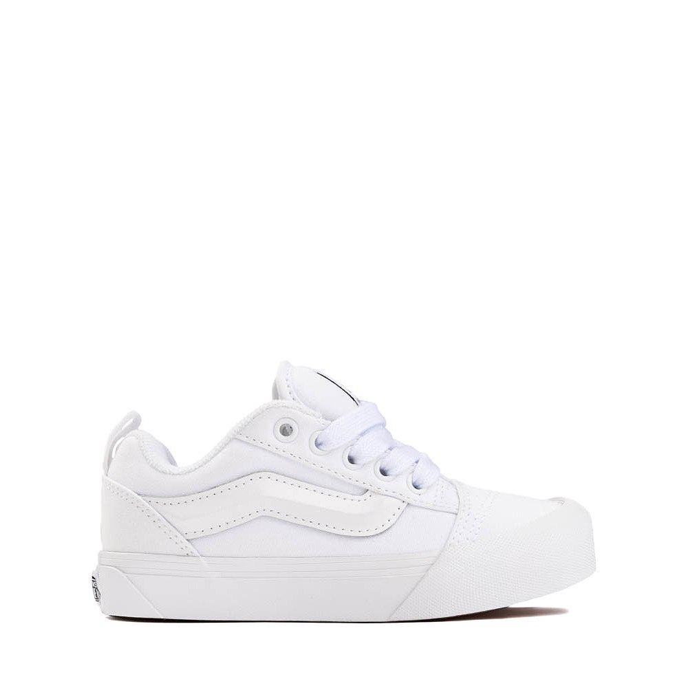 Vans Knu Skool Skate Shoe - Little Kid - True White