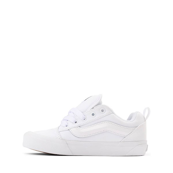 alternate view Vans Knu Skool Skate Shoe - Big Kid - True WhiteALT1