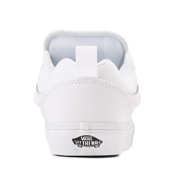 alternate view Vans Knu Skool Skate Shoe - Big Kid - True WhiteALT4