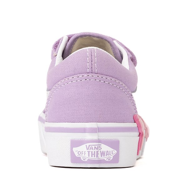 alternate view Vans Old Skool V Butterfly Skate Shoe - Little Kid - Soft OrchidALT4