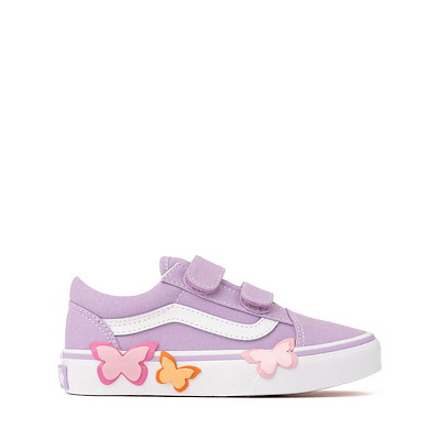Main view of Vans Old Skool V Butterfly Skate Shoe - Little Kid - Soft Orchid