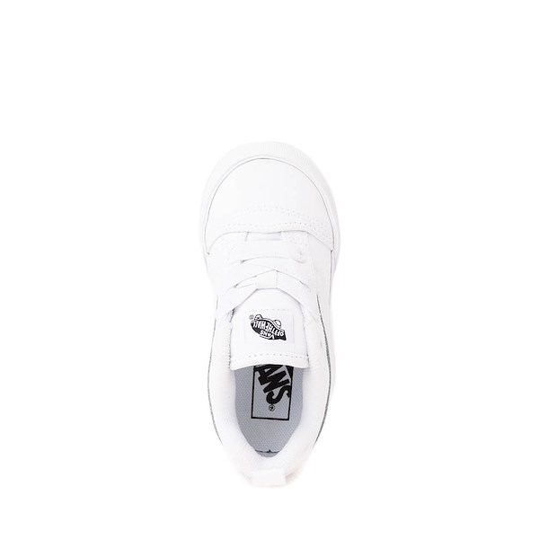 alternate view Vans Knu Skool Skate Shoe - Baby / Toddler - True WhiteALT2