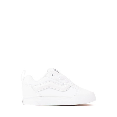 Main view of Vans Knu Skool Skate Shoe - Baby / Toddler - True White