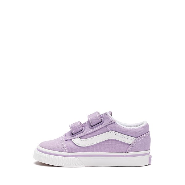 alternate view Vans Old Skool V Butterfly Skate Shoe - Baby / Toddler - Soft OrchidALT1